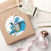 Batman_Throws_Batarang_3_Classic_Round_Sticker_5 Batman Throws Batarang 3 Classic Round Sticker