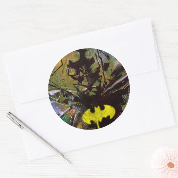 Batman_Urban_Hip_Classic_Round_Sticker_3 Batman Urban Hip Classic Round Sticker