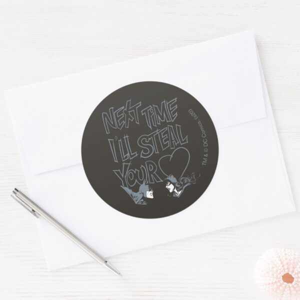 Batman_Valentine__Catwoman_-_I'll_Steal_Your_Heart_Classic_Round_Sticker_3 Batman Valentine Catwoman Ill Steal Your Heart Classic Round Sticker