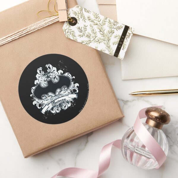 Batman_Vintage_Urban_Grunge_Classic_Round_Sticker_5 Batman Vintage Urban Grunge Classic Round Sticker