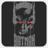 Batman_With_Mantra_Square_Sticker_1 Batman With Mantra Square Sticker