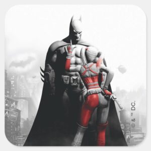 Batman Harley Square Sticker