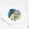 Batman_&_Robin_Profile_Classic_Round_Sticker_3 Batman Robin Profile Classic Round Sticker