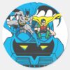 Batman_&_Robin_Ride_Batmobile_Classic_Round_Sticker_1 Batman Robin Ride Batmobile Classic Round Sticker