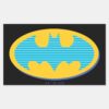 Batman___Cyan_Stripes_Symbol_Rectangular_Sticker_1 Batman Cyan Stripes Symbol Rectangular Sticker