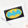 Batman___Cyan_Stripes_Symbol_Rectangular_Sticker_3 Batman Cyan Stripes Symbol Rectangular Sticker