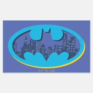 Batman___Gotham_City_Symbol_Rectangular_Sticker_1 Batman Gotham City Symbol Rectangular Sticker