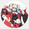 Batman___Harley_Quinn_Hearts_&_Diamonds_Splatter_Classic_Round_Sticker_1 Batman Harley Quinn Hearts Diamonds Splatter Classic Round Sticker