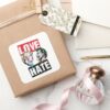 Batman___Harley_Quinn_&_Joker_Love_Hate_Square_Sticker_5 Batman Harley Quinn Joker Love Hate Square Sticker