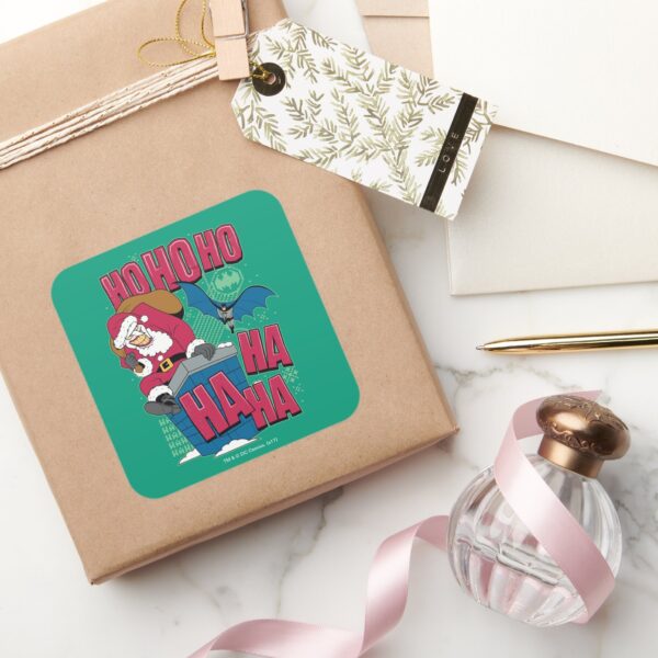 Batman___Joker_Santa_Claus_Climbing_Out_Chimney_Square_Sticker_5 Batman Joker Santa Claus Climbing Out Chimney Square Sticker