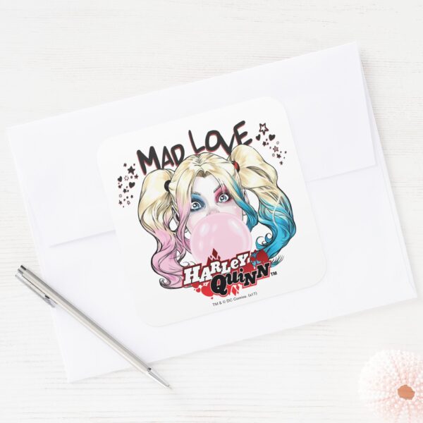Batman___Mad_Love_Harley_Quinn_Chewing_Bubble_Gum_Square_Sticker_3 Batman Mad Love Harley Quinn Chewing Bubble Gum Square Sticker