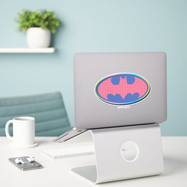 Batman___Pink_Polka_Dot_Logo_Sticker_3 Batman Pink Polka Dot Logo Sticker