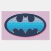 Batman___Pink_&_Blue_Symbol_Rectangular_Sticker_1 Batman Pink Blue Symbol Rectangular Sticker