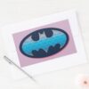 Batman___Pink_&_Blue_Symbol_Rectangular_Sticker_3 Batman Pink Blue Symbol Rectangular Sticker