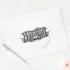 Batman___Stylized_Logo_Classic_Round_Sticker_3 Batman Stylized Logo Classic Round Sticker