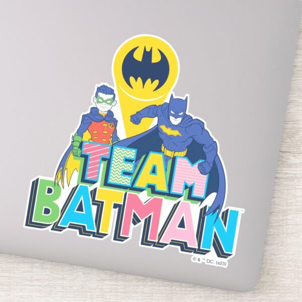 Batman Team Batman Sticker