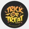 Batman___Trick_or_Treat_Classic_Round_Sticker_1 Batman Trick Or Treat Classic Round Sticker