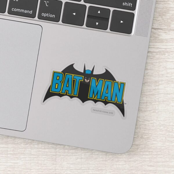 Batman___Vintage_Blue_Black_Logo_Sticker_14 Batman Vintage Blue Black Logo Sticker