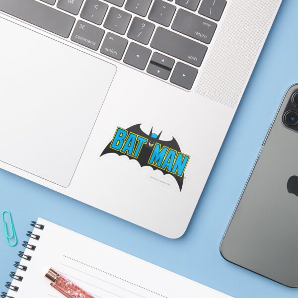 Batman___Vintage_Blue_Black_Logo_Sticker_4 Batman Vintage Blue Black Logo Sticker