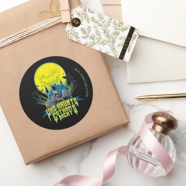 Batman___Who_Haunts_Gothams_Night_Classic_Round_Sticker_5 Batman Who Haunts Gothams Night Classic Round Sticker