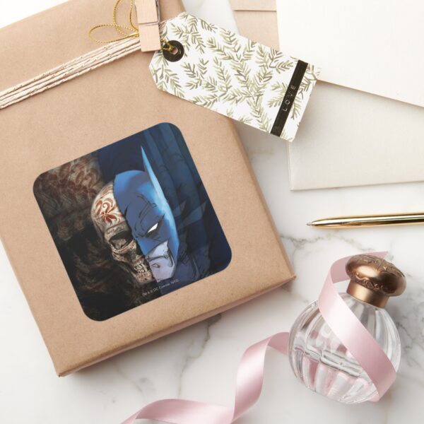 Batman_de_los_Muertos_Square_Sticker_5 Batman De Los Muertos Square Sticker