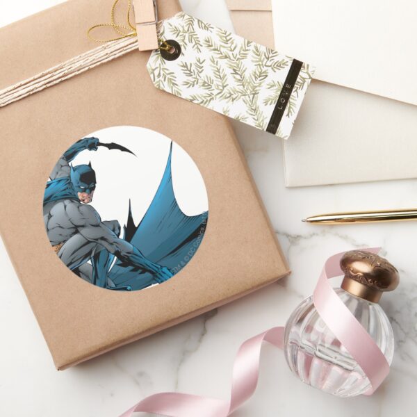 Batman Down On The Ground Classic Round Sticker