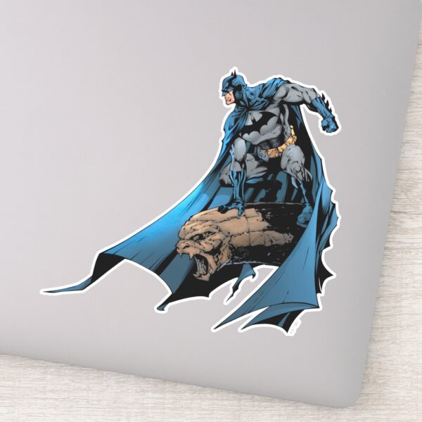 Batman On Gargoyle Sticker