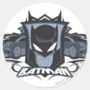 Batman_with_Batmobiles_Classic_Round_Sticker_1 Batman With Batmobiles Classic Round Sticker