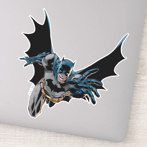 Batman_yells_and_lunges_sticker_1 Batman Yells And Lunges Sticker