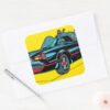 Batmobile_Square_Sticker_3 Batmobile Square Sticker