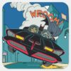 Batmobile_Wroom!_Square_Sticker_1 Batmobile Wroom Square Sticker