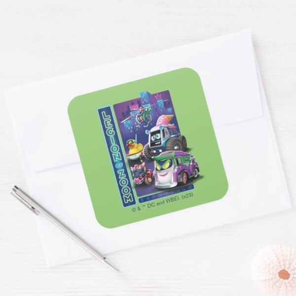 Batwheels™_-_Legion_of_Zoom_Square_Sticker_3 Batwheels™ Legion Of Zoom Square Sticker