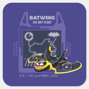 Batwheels™_Batwing_-_The_Bat_Plane_Square_Sticker_1 Batwheels™ Batwing The Bat Plane Square Sticker