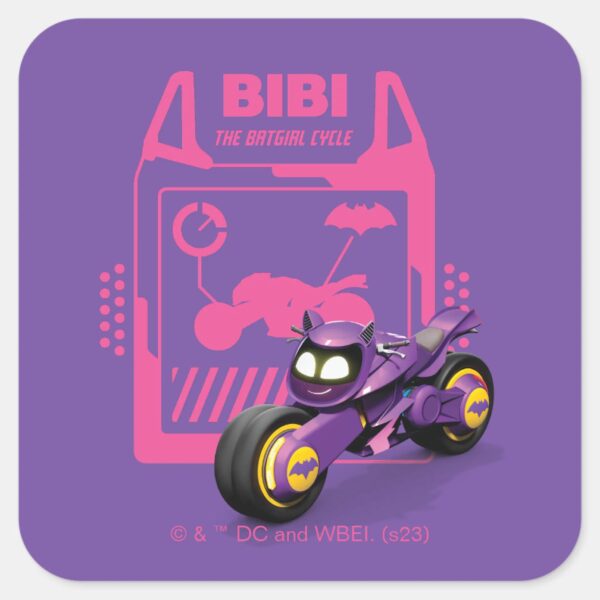 Batwheels™_Bibi_-_The_Batgirl_Cycle_Square_Sticker_1 Batwheels™ Bibi The Batgirl Cycle Square Sticker