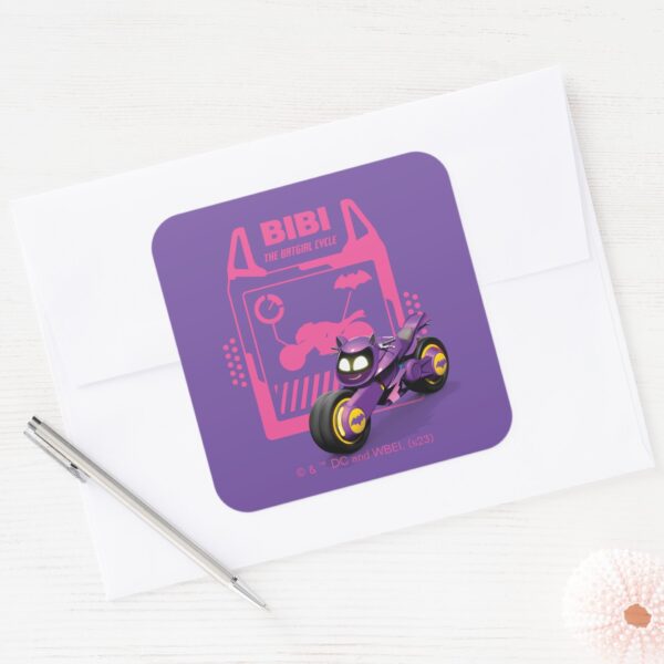 Batwheels™_Bibi_-_The_Batgirl_Cycle_Square_Sticker_3 Batwheels™ Bibi The Batgirl Cycle Square Sticker