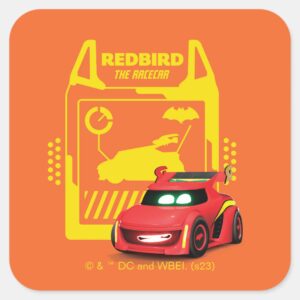 Batwheels™ Redbird The Racecar Square Sticker