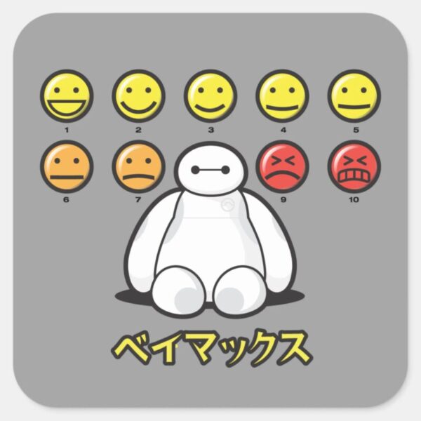 Baymax_Emojicons_Square_Sticker_1 Baymax Emojicons Square Sticker