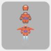 Baymax Orange Super Suit Square Sticker