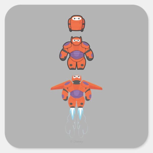 Baymax_Orange_Super_Suit_Square_Sticker_1 Baymax Orange Super Suit Square Sticker