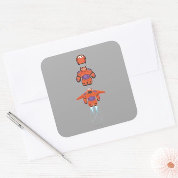 Baymax_Orange_Super_Suit_Square_Sticker_3 Baymax Orange Super Suit Square Sticker