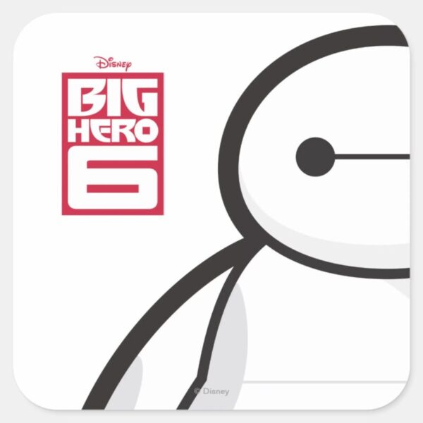 Baymax_Standing_Square_Sticker_1 Baymax Standing Square Sticker