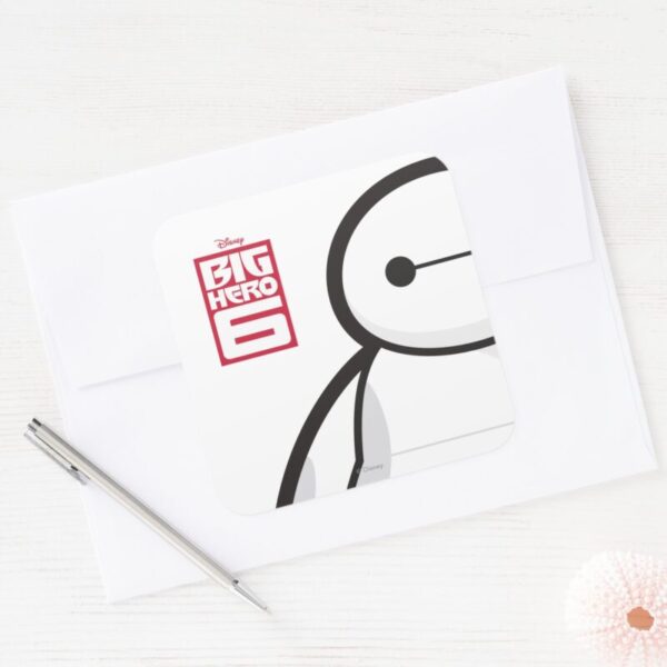 Baymax_Standing_Square_Sticker_3 Baymax Standing Square Sticker