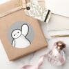 Baymax_Waving_Classic_Round_Sticker_5 Baymax Waving Classic Round Sticker