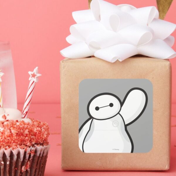 Baymax_Waving_Square_Sticker_6 Baymax Waving Square Sticker