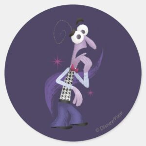 Be Afraid Classic Round Sticker