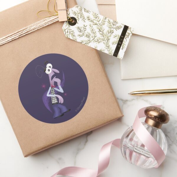 Be_Afraid_Classic_Round_Sticker_5 Be Afraid Classic Round Sticker