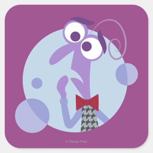 Be_Afraid_Square_Sticker_1 Be Afraid Square Sticker