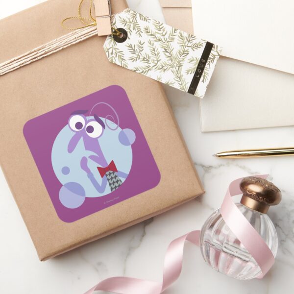 Be_Afraid_Square_Sticker_5 Be Afraid Square Sticker