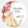 Be_Our_Guest_Belle_Birthday_Classic_Round_Sticker_1 Be Our Guest Belle Birthday Classic Round Sticker