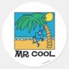 Beach_Fun_With_Mr._Cool_Classic_Round_Sticker_1 Beach Fun With Mr. Cool Classic Round Sticker